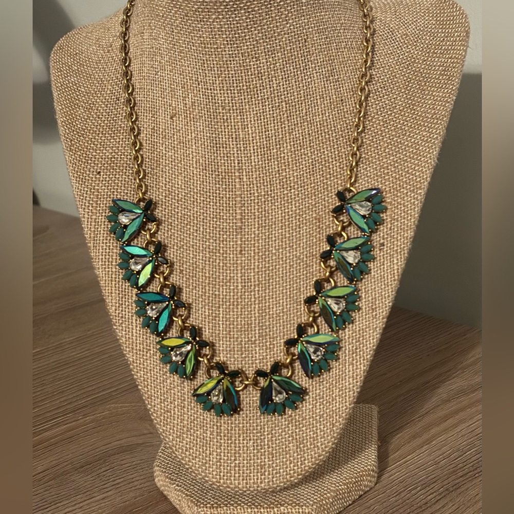 J.Crew rhinestone statement necklace